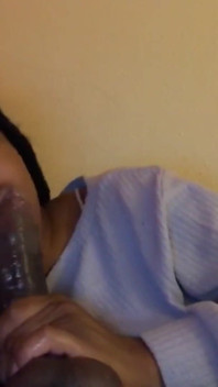The Happiest Time Is When I Have His Big Black Dick in My Mouth Like and Subscribe Throat Goat