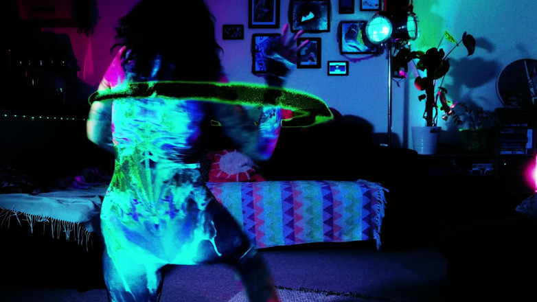 Goddess Transcendence: Neon Raver Lays a Clutch of Eggs in Uv Then...
