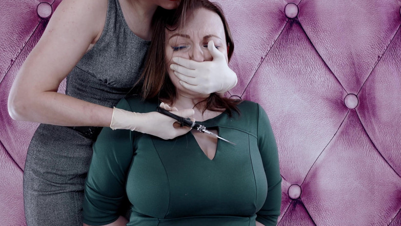 Arya Grander: คลิปฉีกเสื้อผ้า - เลสเบี้ยนเฟติช BDSM เงี่ยนหื่น