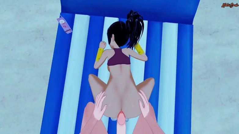 Hentai Smash: Kale gets fucked at the beach from your POV, titty...