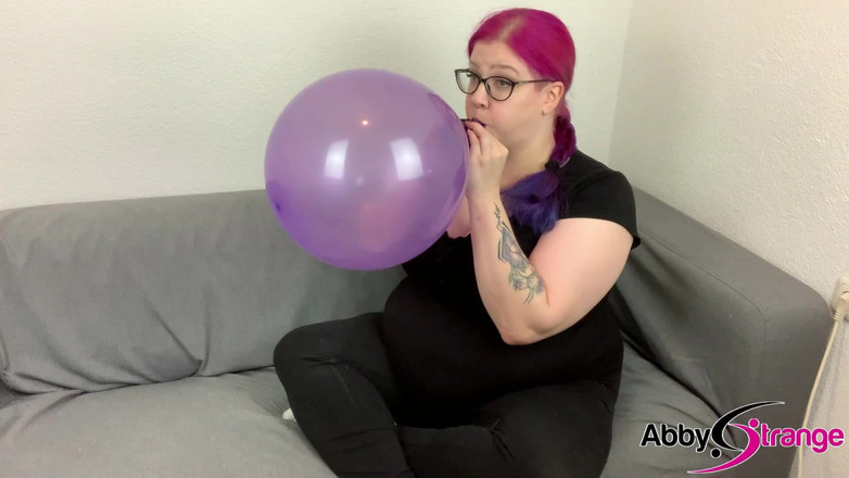 Abby Strange: Looner fetiche: grande balão não pop