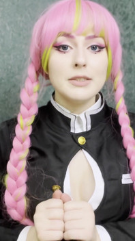 JOI: Let Kanroji Mitsuri Fuck Your Cock with Her Big Breast and Make You Cum