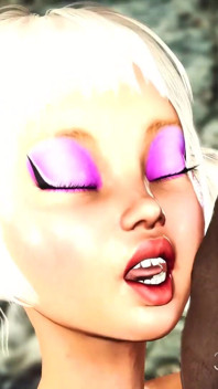 Venkovní žhavý sex! Velký černý pták tvrdě šuká sexy blondýnku na ostrově