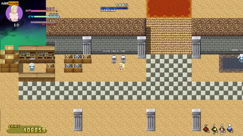 LewdArcade: Super děvka Z turnaj necenzurované coco sexuální scény galerie hra...