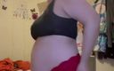 Naughty Redhead: Striptease