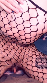 Nipple Bells Chiming with Every Touch, I Tease My Over-sensitive Nipples While My Dickclit Throbs for Round Two