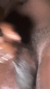 Horny Breeding Big Black Cock Stroking and Cumming Hard