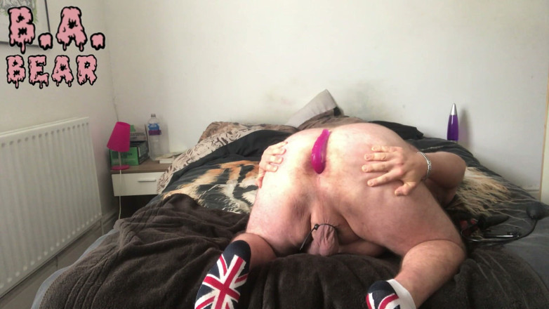 B A Bear: Big Fat Ass Stuffed with Dildos