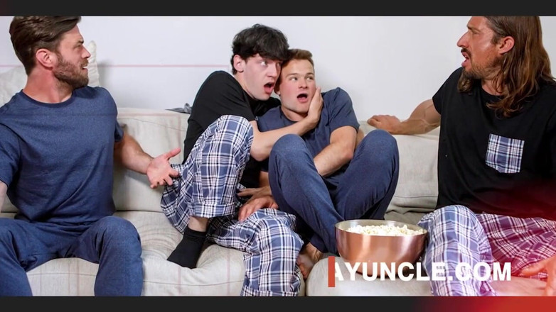 Brother Crush: Horny dude taught his stepbro how to suck cock