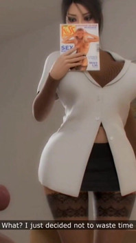 Une infirmière sexy m’aide à jouir pour le goût du sperme