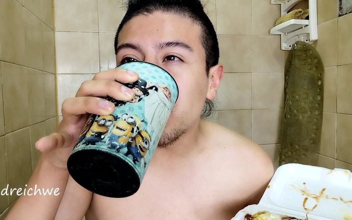 Dreichwe: Mâncând o porcă bună, un fel de mâncare delicios
