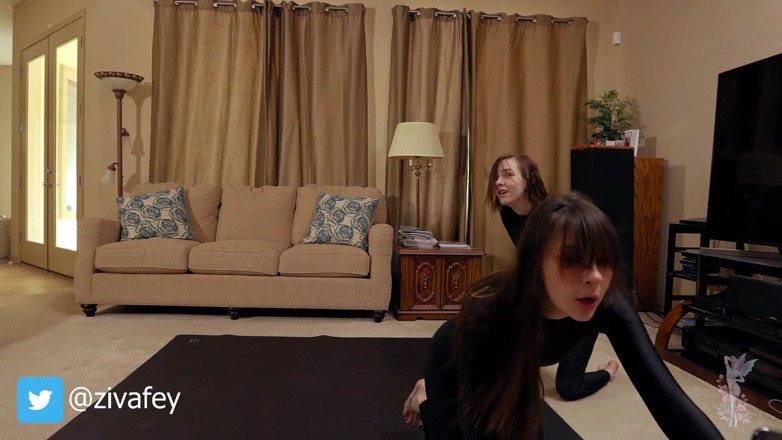 Ziva Fey: Ziva Fey and Mewchii Fey - secret agent skype show custom