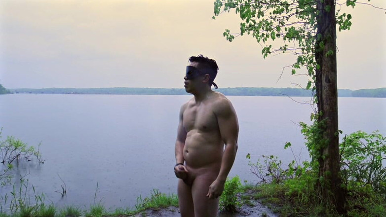 barenakedboy: Buigen en aftrekken in de regen bij het meer