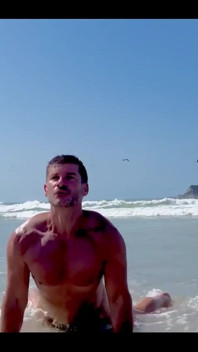 Naked Workout in Zipolite Mexico. Jumping Jacks with a Sprawl