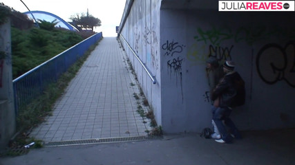 My German Amateurs: Horny bitch gets a quick rough fuck under the bridge