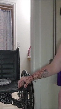 Putting on a Towel and Transferring to My Wheelchair After a Shower
