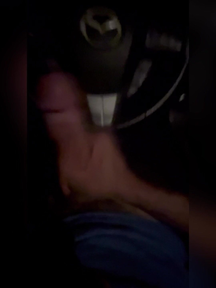 Stringin69: POV Solo Fun in My Car Night Time Portrait Mode