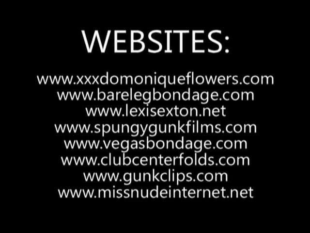 Spungy Gunk Films: Dominique con tette grandi soddisfa la sua figa con un...
