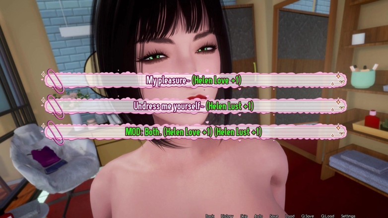 3D Cartoon Porn: Murmur 40 - Adam se koupe nahá s učitelkou Helen a Kate...