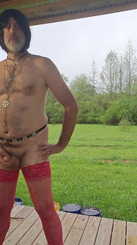 Crossdresser Outside Masturbation Sessions