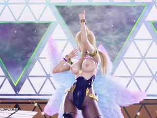 3D-Hentai Games: [mmd] 4minute - Volume up Ahri Sexy Striptease League of Legends Uncensored...