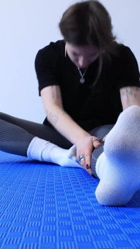 White Socks Goddess in the Gym