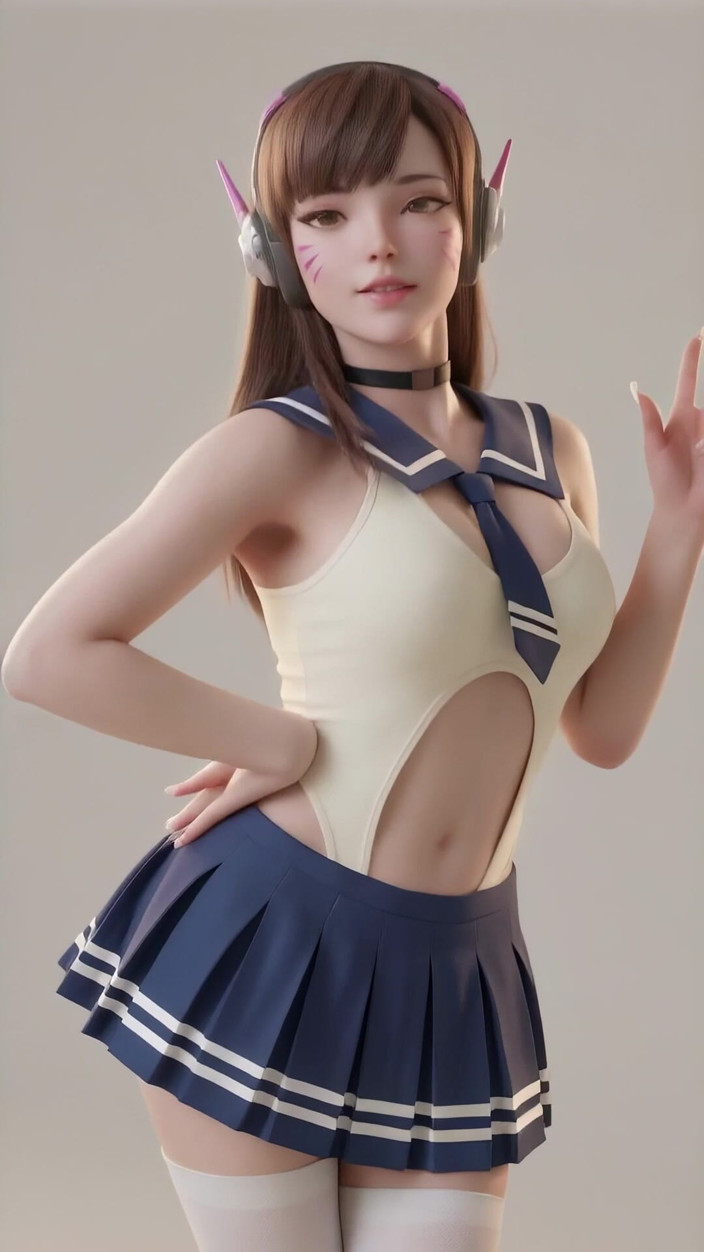 3D-Hentai Games: D.va's Lovely Dance (apink - U You)