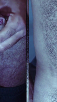 Barriga, axilas y polla