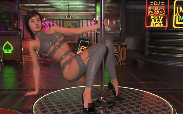 Q Boy: Pole Dance at Club Party - Asia Town - E28