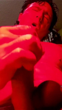 Massaging My Hard on