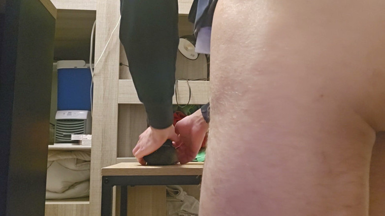 Assdildoxxl: 27x6.5cm Dildo Emin ve Tabure Üzerinde Oturun
