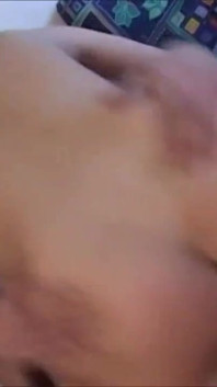 Big ass chick fucked in threesome double penetration