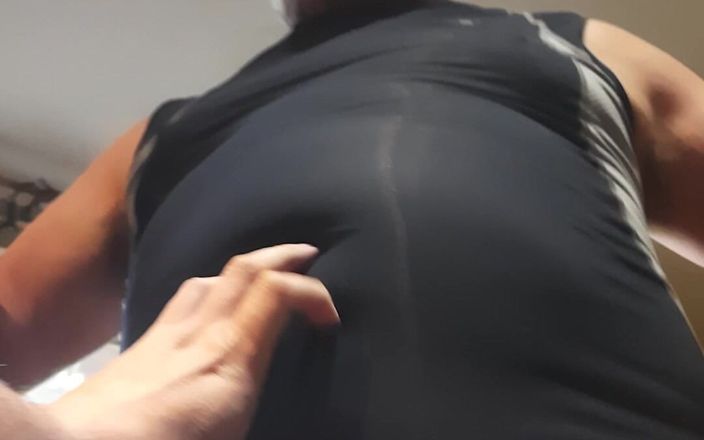 Combat and fetish: Zilveren papa boxer vs. Jobber!