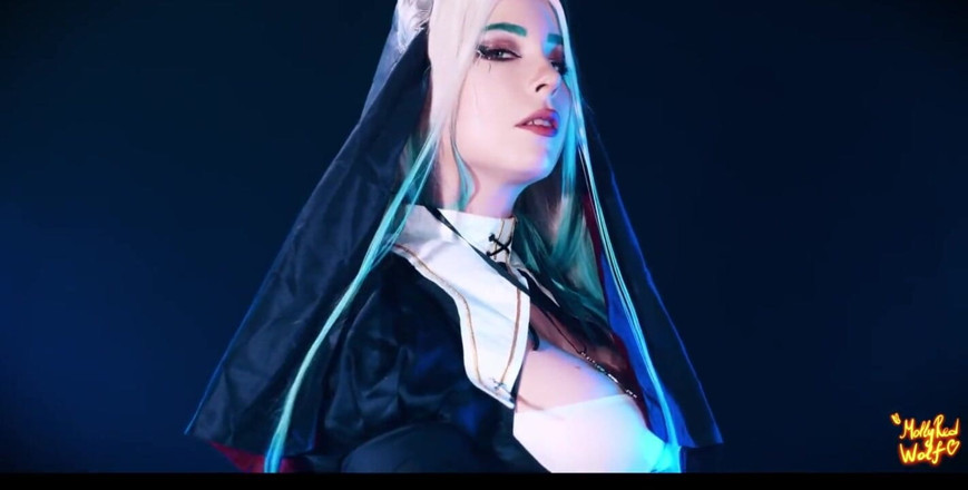 MollyRedWolf: 나는 수녀에게 거짓말을하고 그녀는 페깅으로 나를 징계 - Mollyredwolf