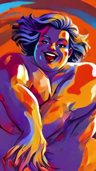 Ai bbw gorlock donna nuda che balla