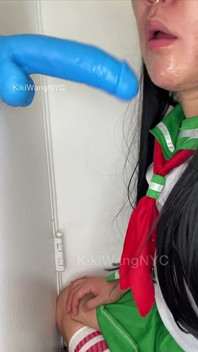 Japon üniversiteli kız kagome yastıkla sikişiyor