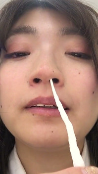 Ultra Sticky - Haruno's snot bedekt je gezicht - Japans snot