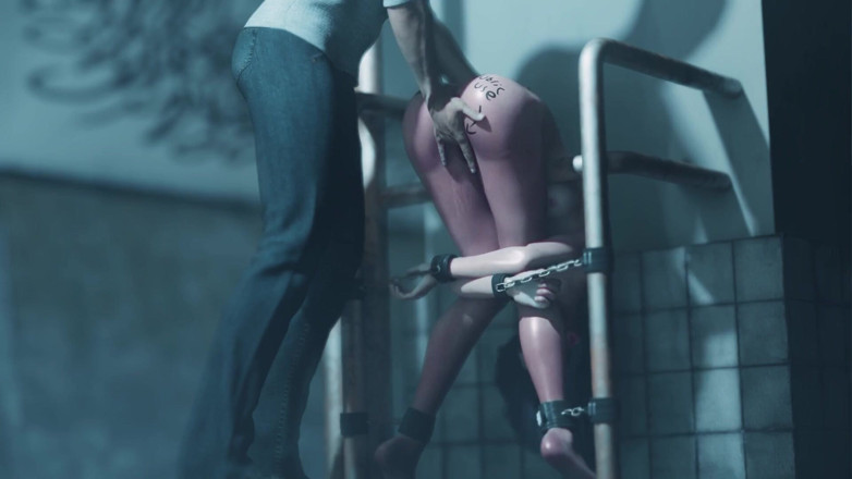 Velvixian 3D: Ada Wong, bondage dans la salle de bain