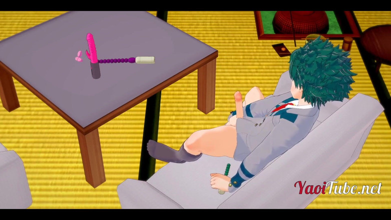 Yaoitube: Boku no hero Yaoi - Deku tiene orgasmo de próstata con...
