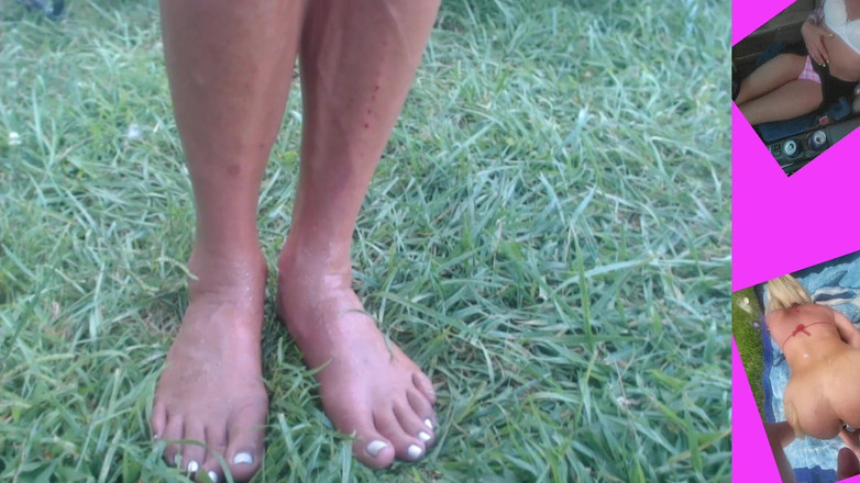 CdSissySarah: Sarah se mija ao ar livre de biquíni Transmissão no...