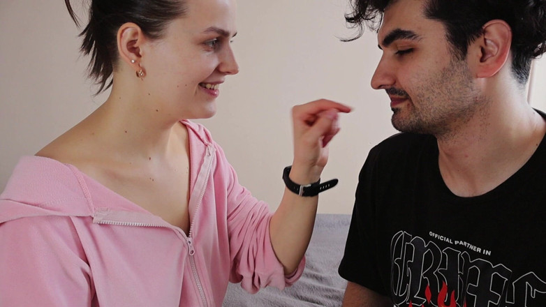 Artur and Diana: Biting Fingers for the First Time