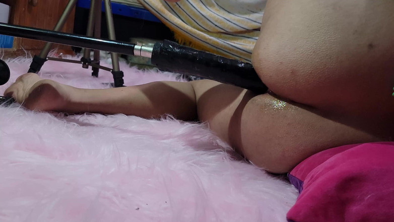 Our threesome adventures: Anal von BBC fickmaschine gefickt