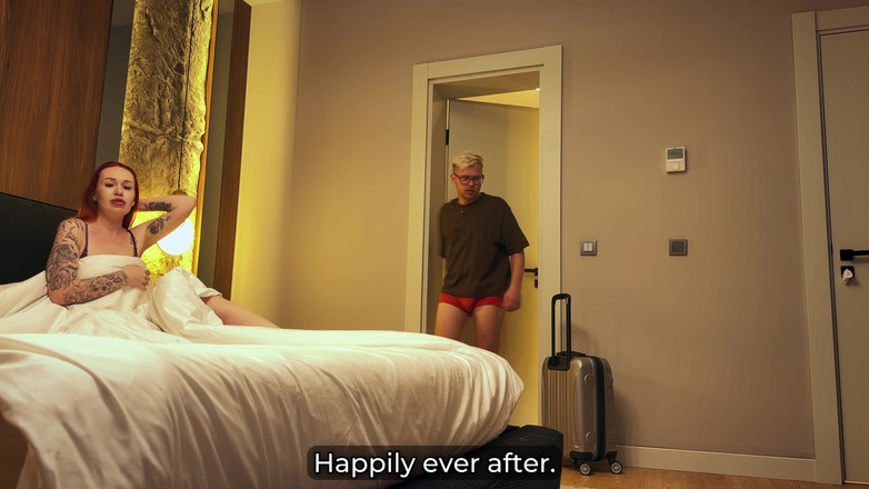 Toma Mur: Step Stepmom Shares Bed with Step Stepson in Hotel - Naughty...