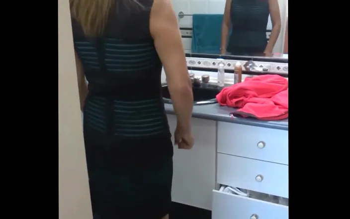 Ardientes69: On Stepmom in the Bathroom as She Gets Ready to...