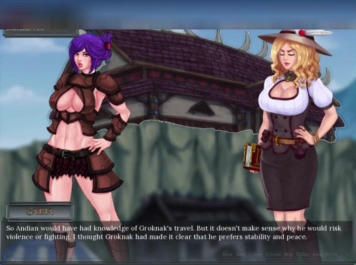 3DXXXTEEN2 Cartoon: Sabiya und anführer. 3D-porno, cartoon-sex