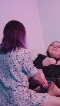 Medical Gloves Fisting - Stepdaughter Fists Her Stepmom on Home Camera