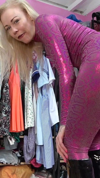 Interactive Gfe Series Shiny Catsuit Girlfriend Controls Your Stroke