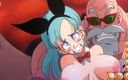 Miss Kitty 2K: Kame Paradise 2 ongecensureerde Bulma&amp;#039;s eerste keer door Foxie2k