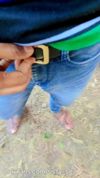 Naked Walking and Pissing Outdoor