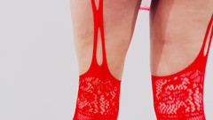 Asian Holes: बस लाल स्टॉकिंग पहनी मुझे चोदने की कल्पना कीजिए